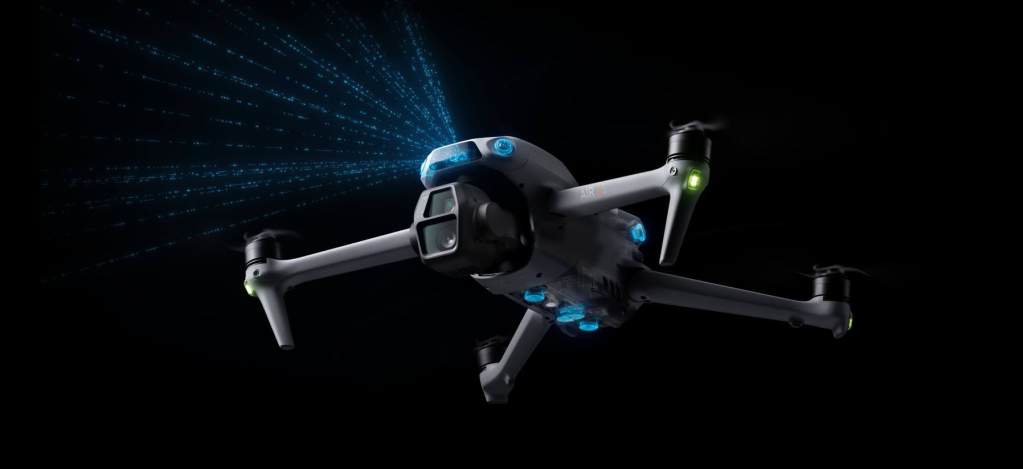 DJI Air 3S unterstützt mit nach vorne gerichtetem LiDAR  DJI Air 3S unterstützt mit nach vorne gerichtetem LiDAR